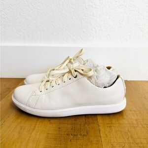 Cole Haan Women's Cream Leather Sneakers